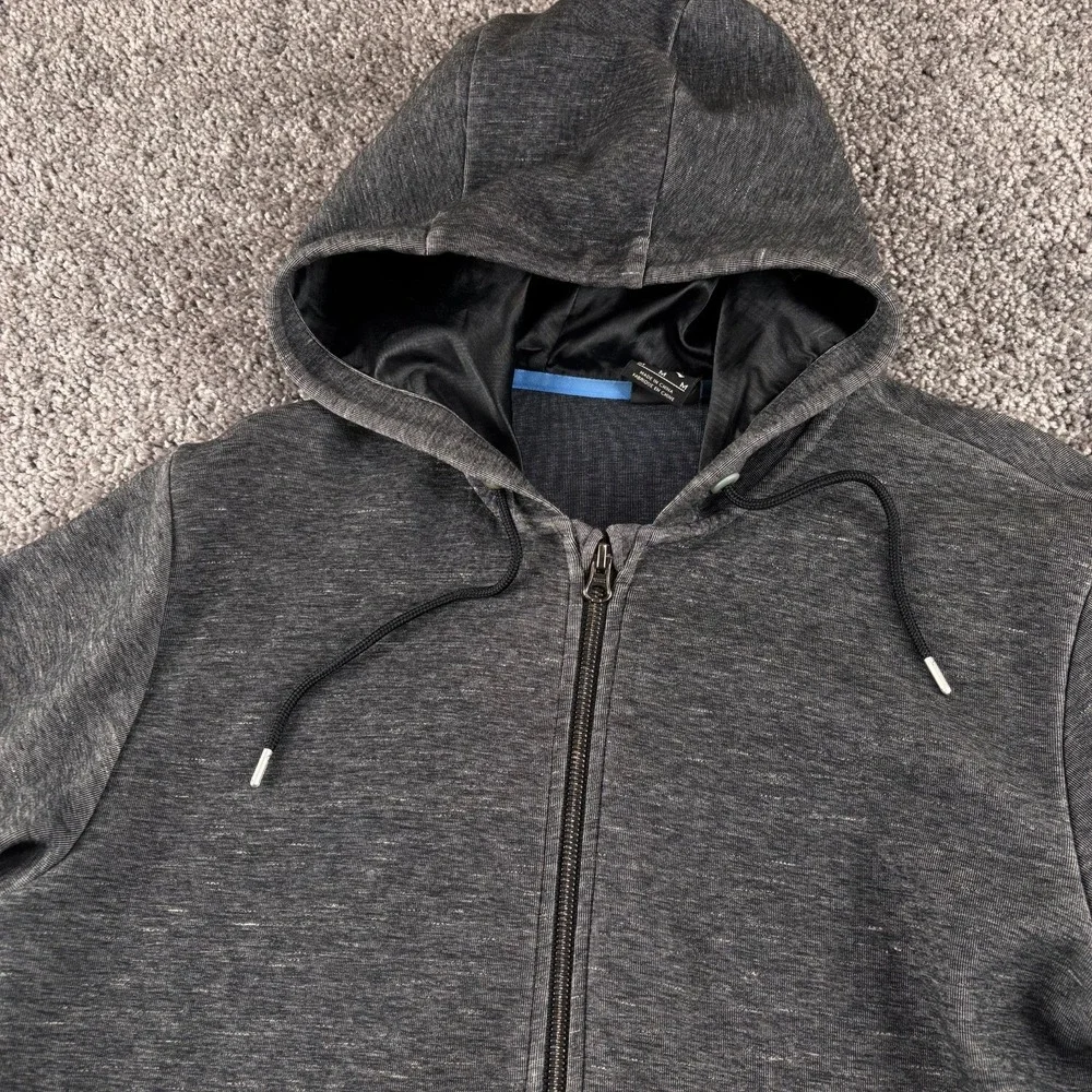 Air Jordan 11 Retro Pinnacle Full Zip‎ Hoodie Mens M Gray Heather 632072-032